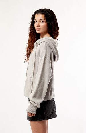 Karoline Hooded Button Down Cardigan image number 3