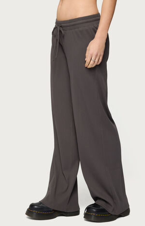 Cicilia Straight Leg Ribbed Pants image number 2