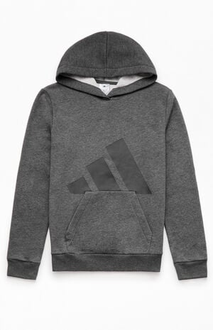 Kids Heather Grey Essentials Big Logo Hoodie image number 1
