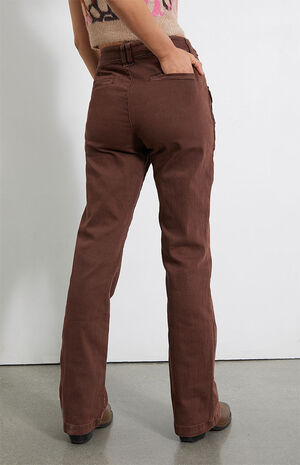 Mid Rise Pocket Bootcut Pants image number 4