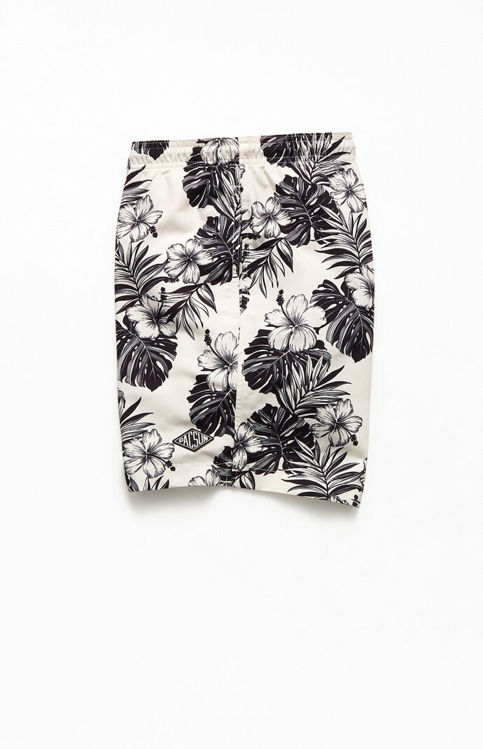 Elegant Tropical 17" Swim Trunks
