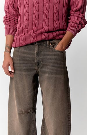 Mason Baggy Barrel Jeans Brown image number 3