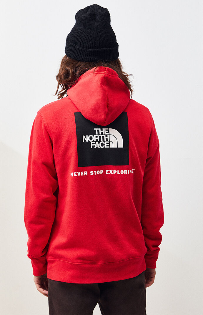 Red & Black Red Box Pullover Hoodie