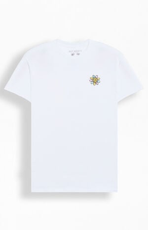 Smiley Floral Embroidered T-Shirt image number 1
