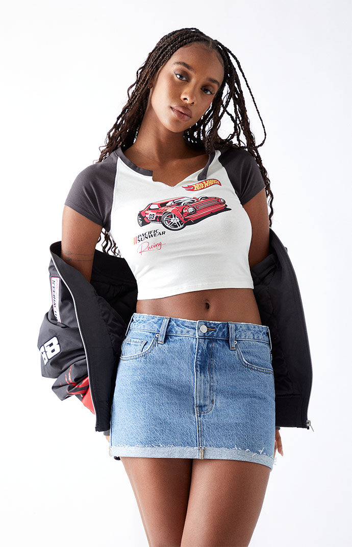 Black eye patch BIG WHEELS BABY TEE