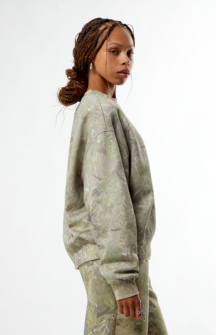 スウェット・トレーナー Moschino Camouflage Sweatshirt Pacsun Tree Camo Crew Neck Sweatshirt | PacSun