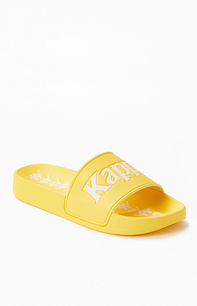 Kappa Women s Yellow 222 Banda Adam Slide Sandals PacSun