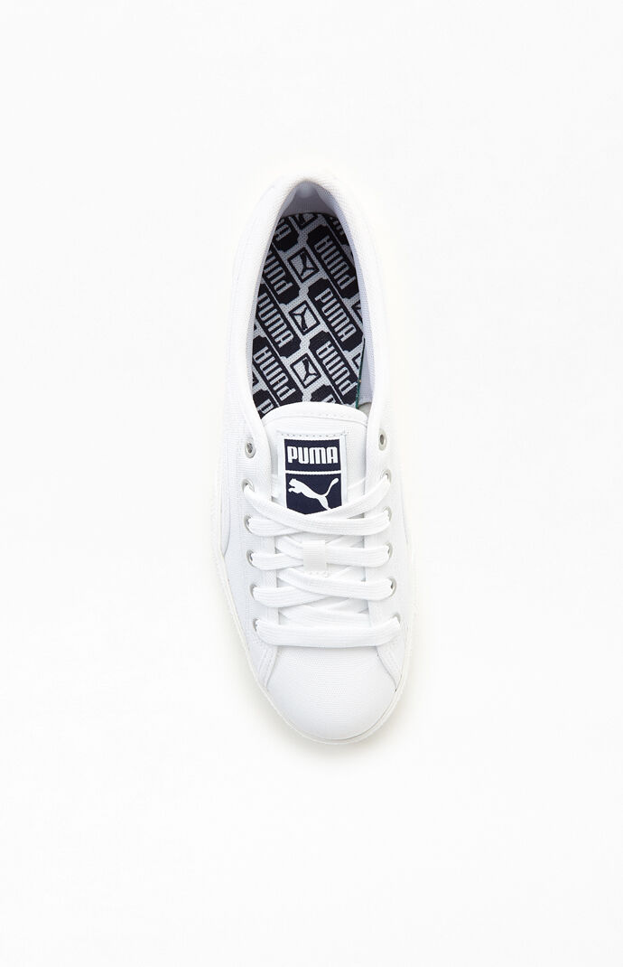 Love White Canvas Sneakers