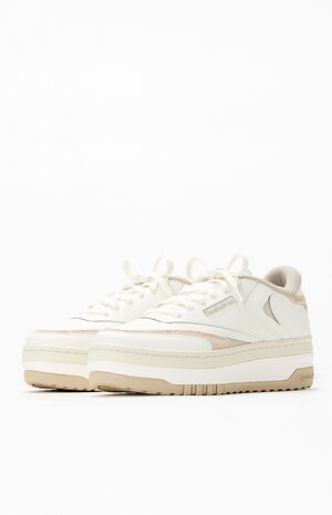 Women's Beige Vital Neutral Club C Extra Sneakers image number 2