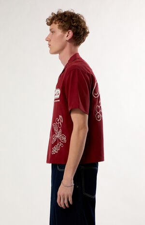 Red Cherry Sweet Core Camp Shirt image number 3