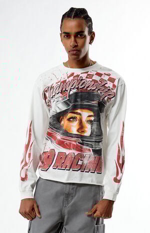 99 Racing Cropped Long Sleeve T-Shirt