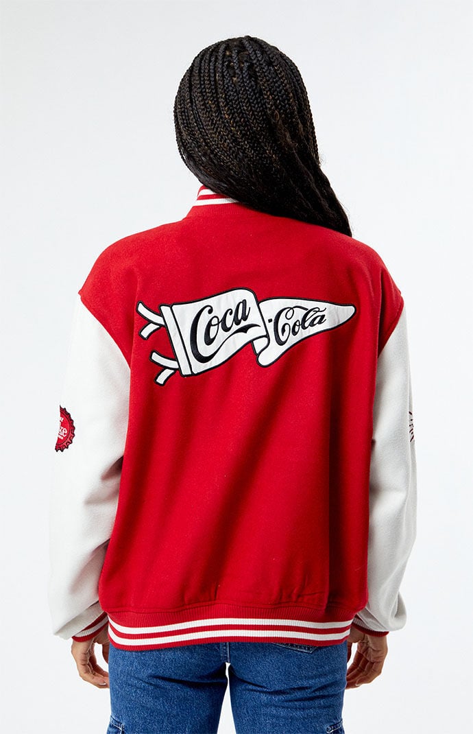 Coca Cola By PacSun Varsity Bomber Jacket PacSun