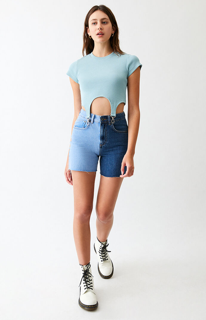 Half jeans shorts discount