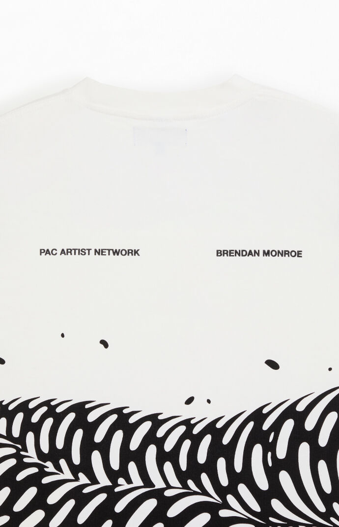 PacSun Pac Artist Network x Brendan Monroe Spiral T-Shirt
