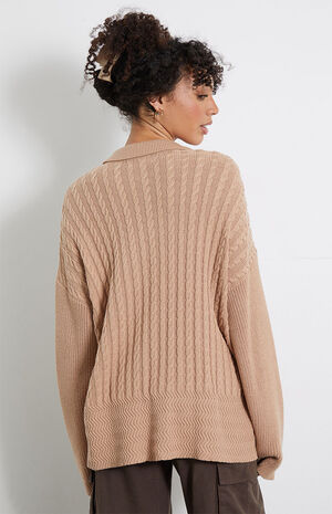Stacey Button Front Sweater image number 3