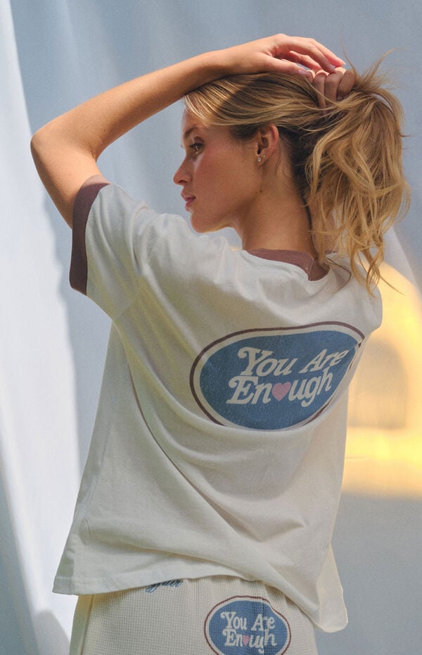 THE MAYFAIR GROUP Your Are Enough Relaxed T-Shirt