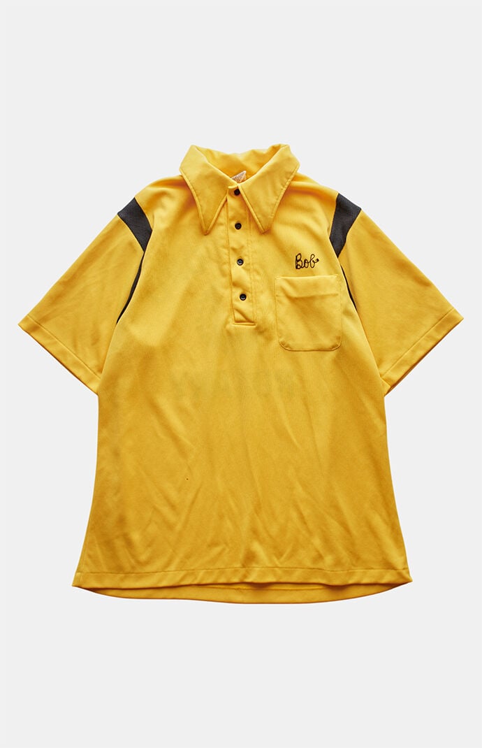 PS VINTAGE '80s Bob Bowling Polo Graphic Top