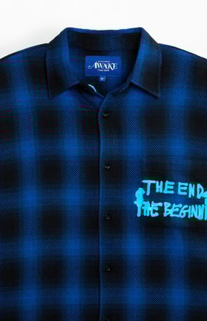 End And Beginning Embroidered Flannel Shirt image number 3