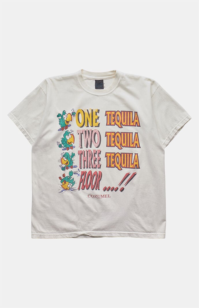 PS VINTAGE 90s One Tequila Two Tequila Graphic T-Shirt