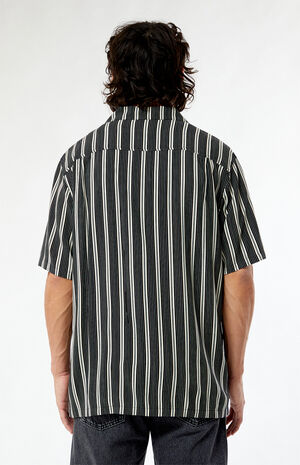 Black Viscose Camp Shirt image number 4