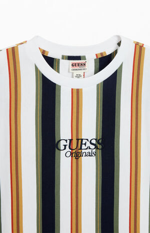 Blue Gibson Vertical Stripe T-Shirt image number 2