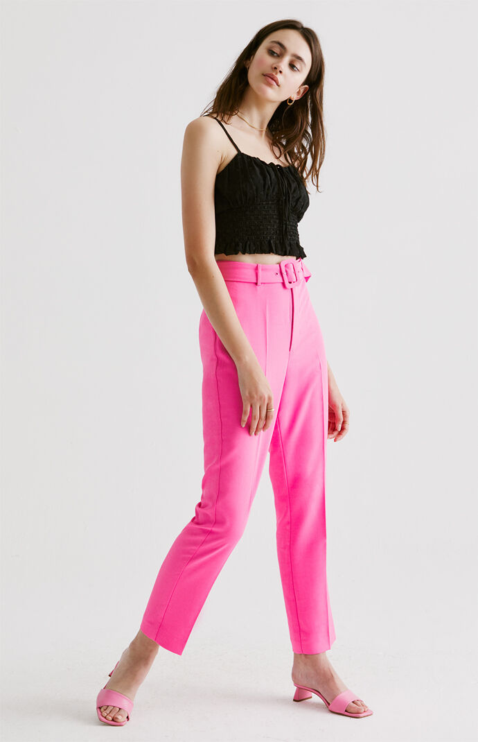 Embroidered Keyhole Cami Top