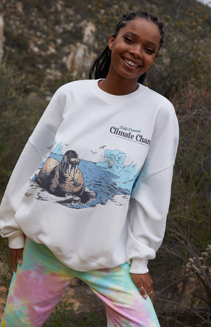 Pacsun ex 2025 boyfriend sweatshirt