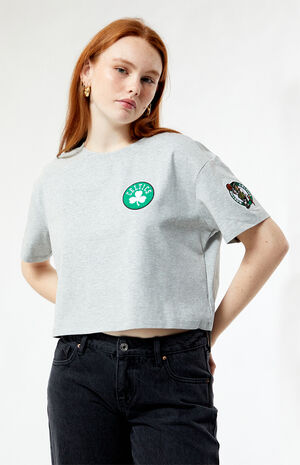 Boston Celtics Retro Classic Cropped T-Shirt image number 1