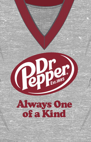 Dr Pepper Always One Of A Kind V-Neck T-Shirt image number 2