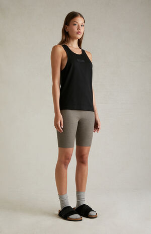 Women's Black Tank Top image number 6