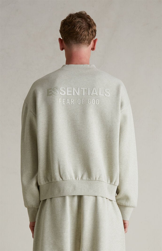 Fear of God Essentials Heather Stone Classic Fleece Crew