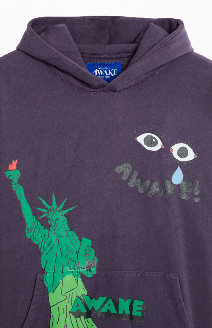 Awake NY x JA Grey Hoodie | Liberty Center