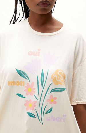 Oui Mon Cheri Oversized T-Shirt image number 2
