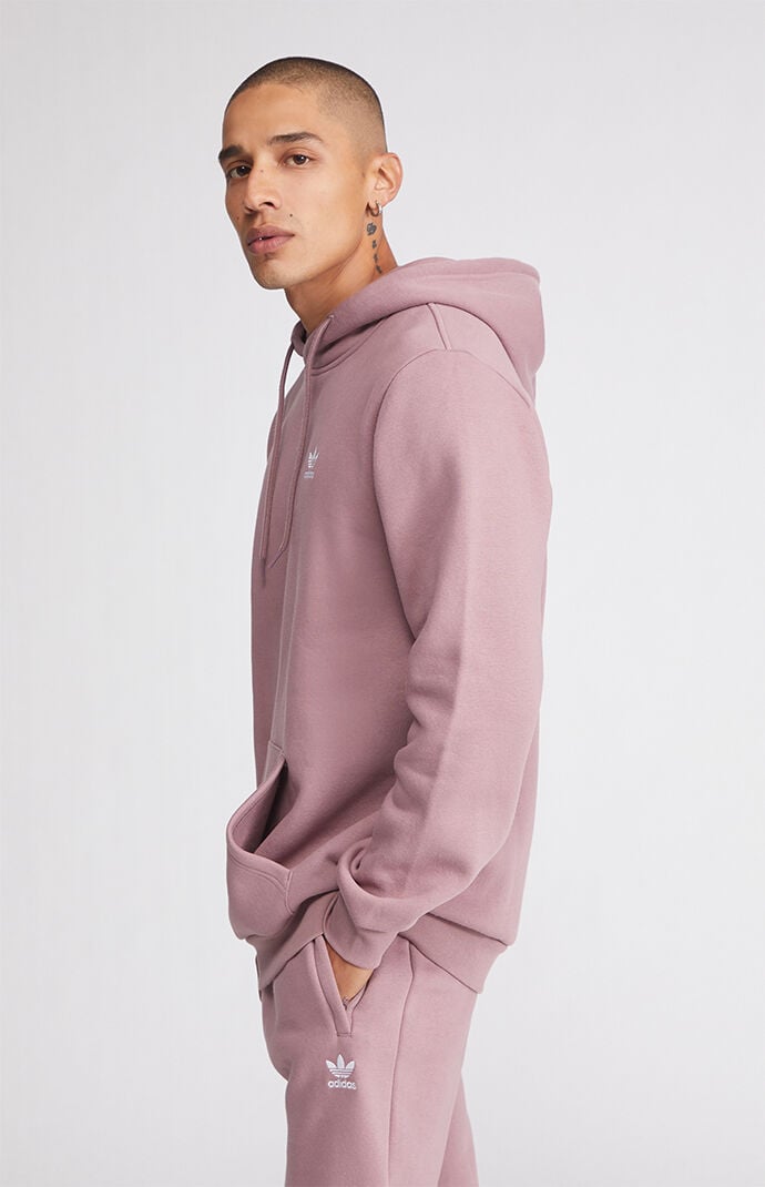 Red adidas hoodie pacsun sale