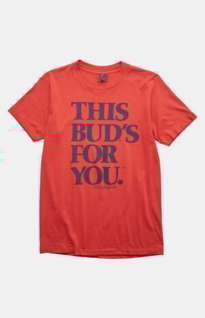 90s This Bud's For You Graphic T-Shirt image number 1