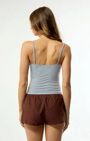 Kaylie Crossover V-Neck Tank Top image number 4