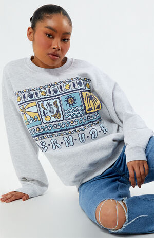 Bermuda Puff Crew Neck Sweatshirt image number 1