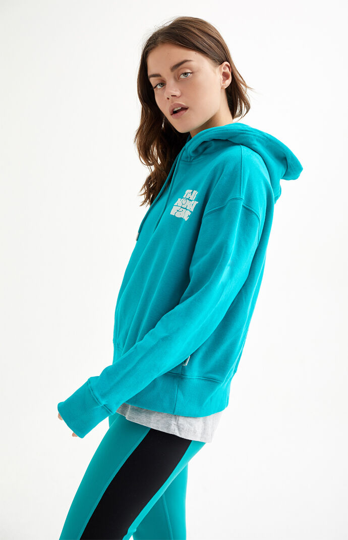 Logo Haze Crop Hoodie