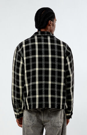 Cropped Plaid Flannel Shirt image number 4