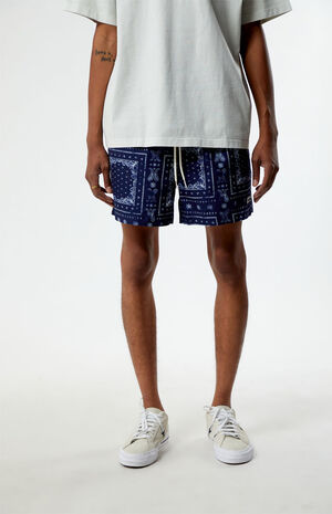 Eco Bandana Block 4.5" Swim Trunks image number 2