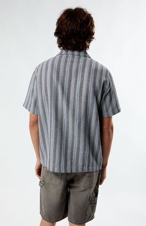 Weave Stripe Camp Shirt image number 4