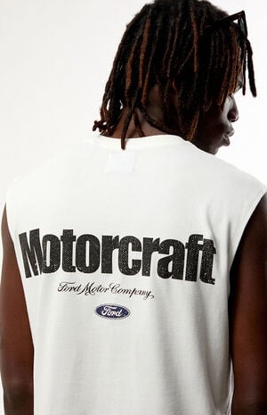 White Craft Cutoff T-Shirt image number 5