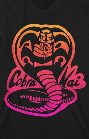 Kids Cobra Kai Neon Logo T-Shirt image number 2