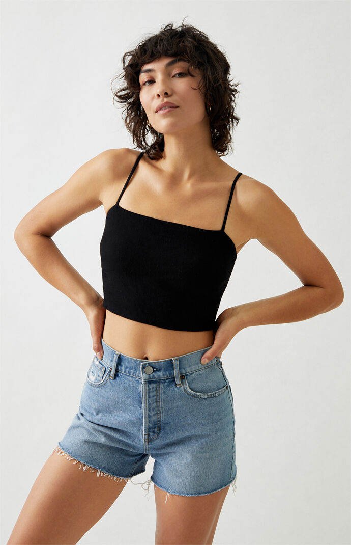 Dainty Smocked Back Tank Top