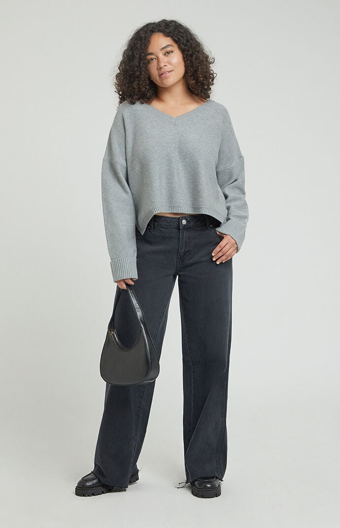 Image: Casey Black Low Rise Baggy Jeans