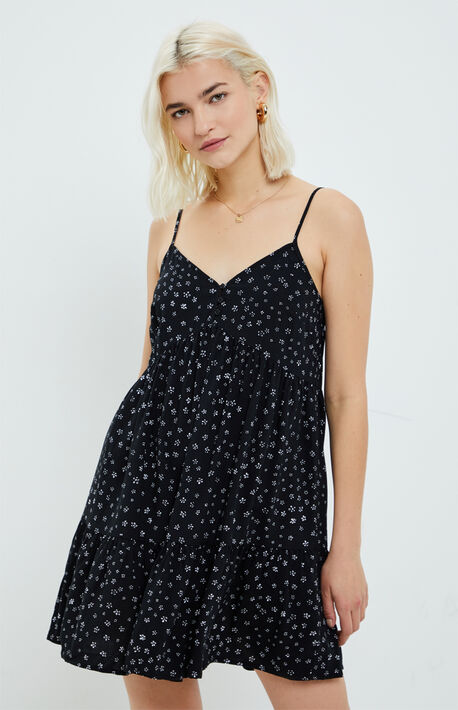 Tiered Ruffle Babydoll Dress