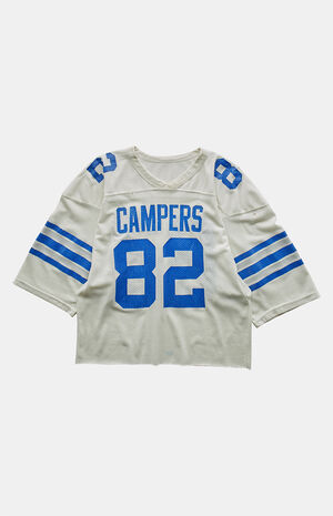 '80s Campers Jersey V-neck Graphic Top image number 1