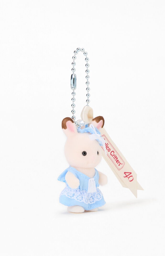 CALICO CRITTERS Blue Bell Chocolate Bunny Key Chain