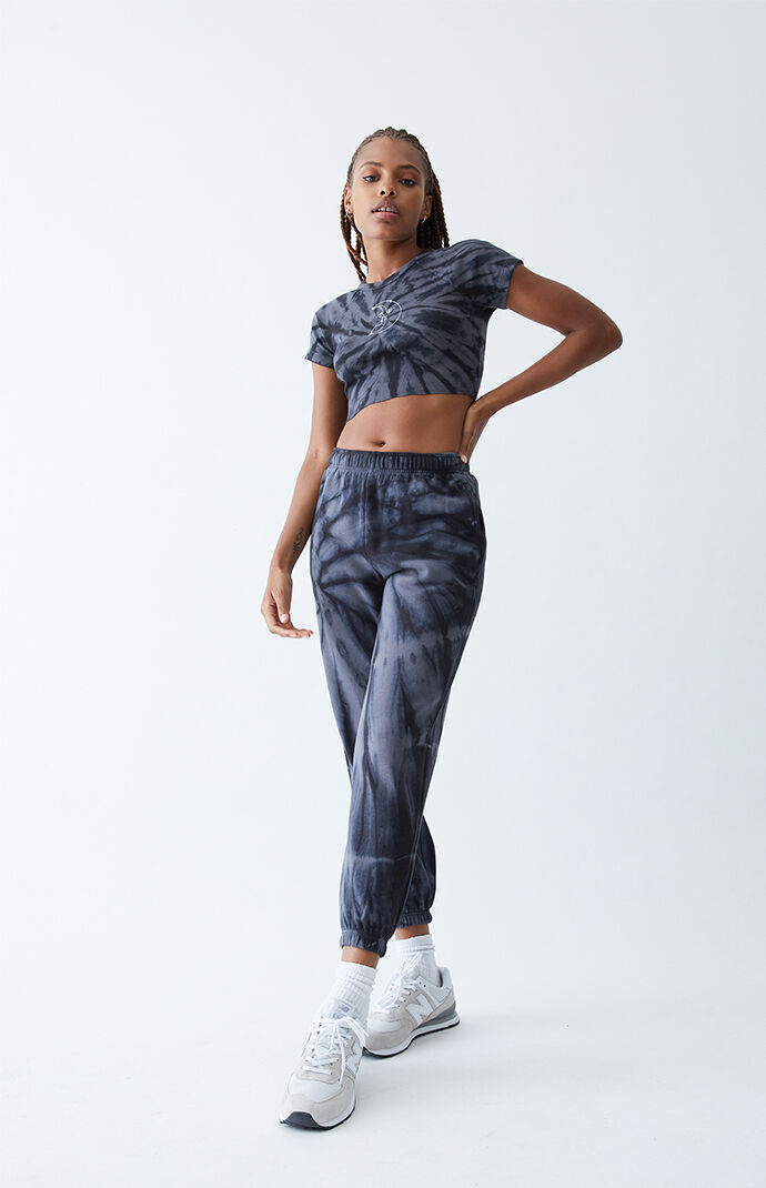 Pacsun blue tie online dye sweatpants