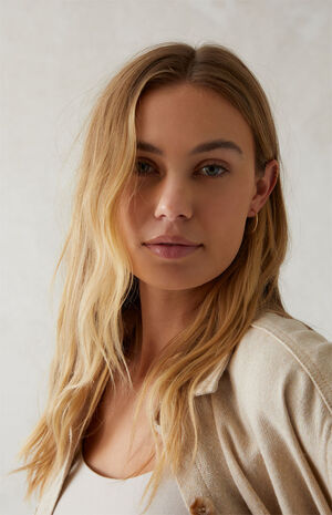 Small Thin Hoop Earrings image number 1